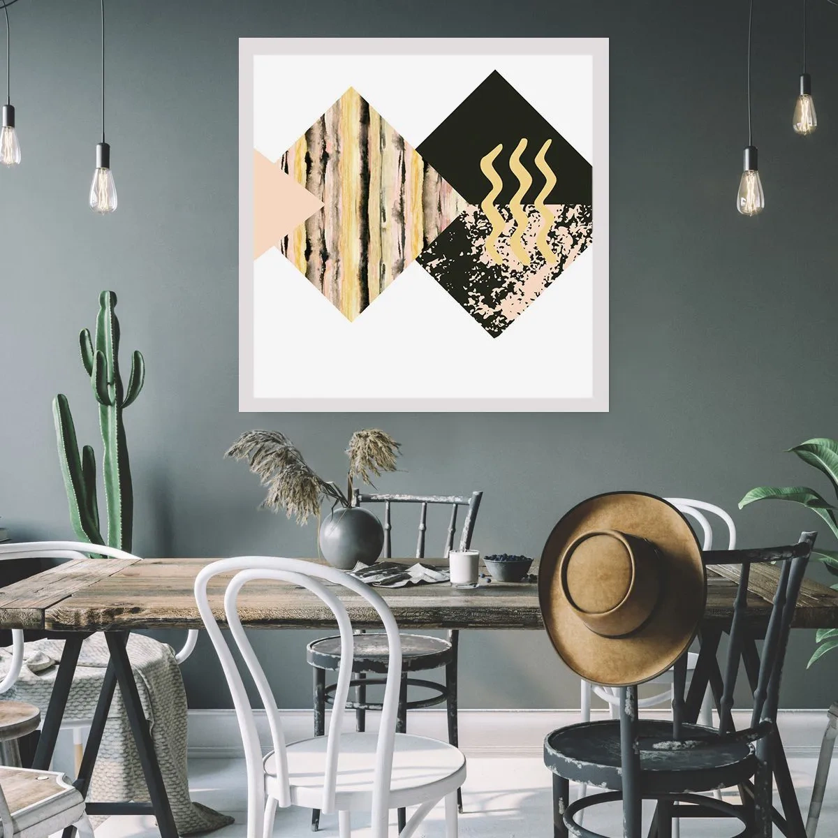 Affiche - Poster - Pas si simple - 60x60 cm