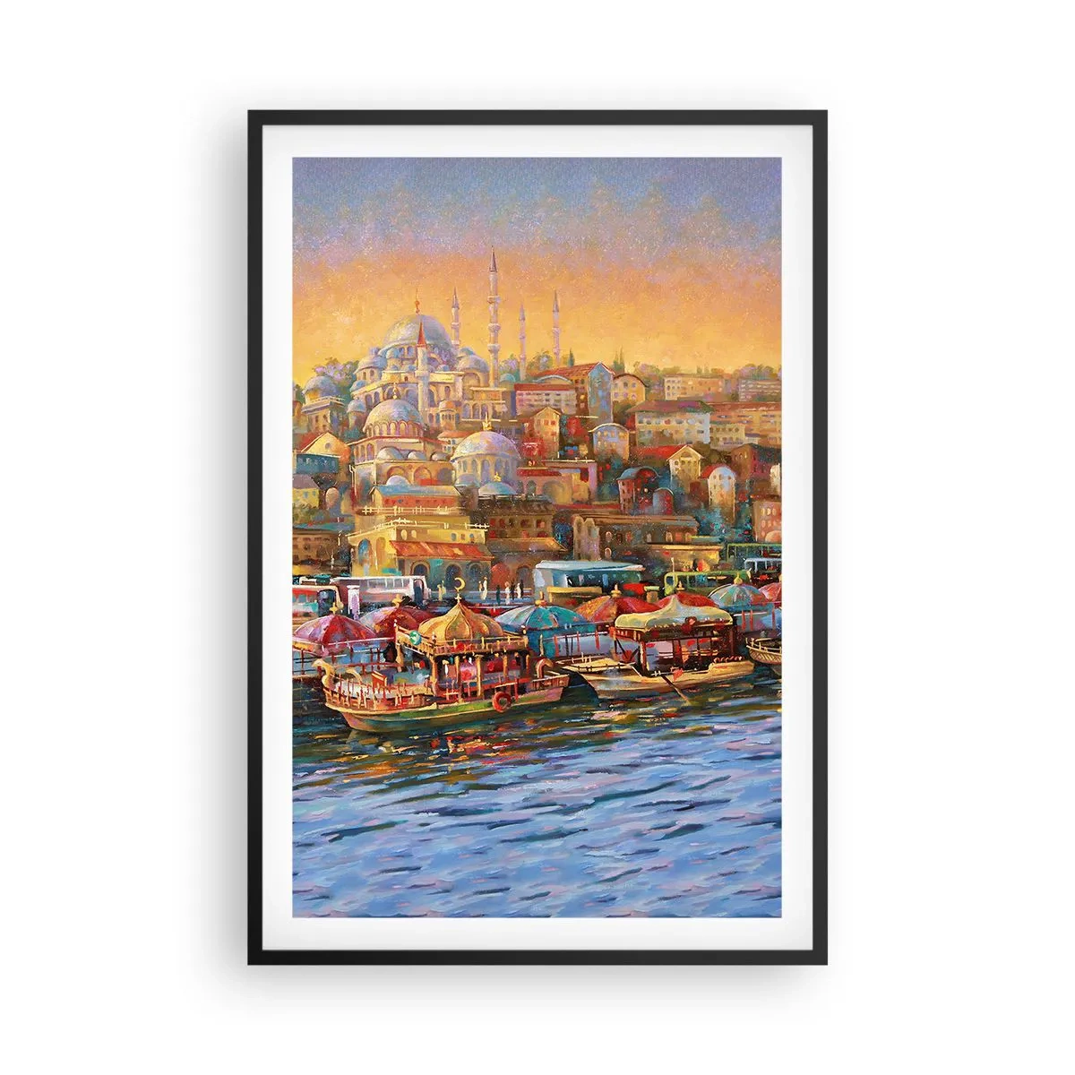 Affiche dans un cadre noir - Poster - Conte d'Istanbul - 61x91 cm
