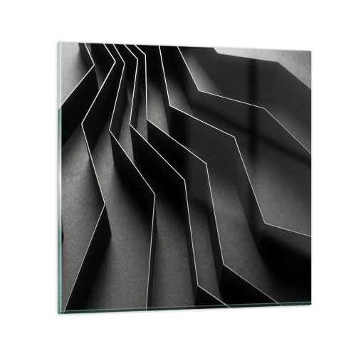 Impression sur verre - Image sur verre - Ordre spatial - 40x40 cm