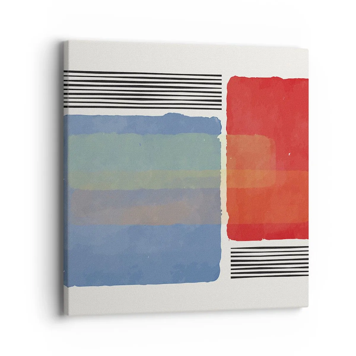 Impression sur toile - Image sur toile - Esprit et lettre de la géométrie - 40x40 cm