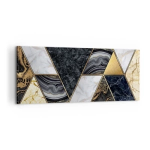 Impression sur toile - Image sur toile - Pierre après pierre - 100x40 cm