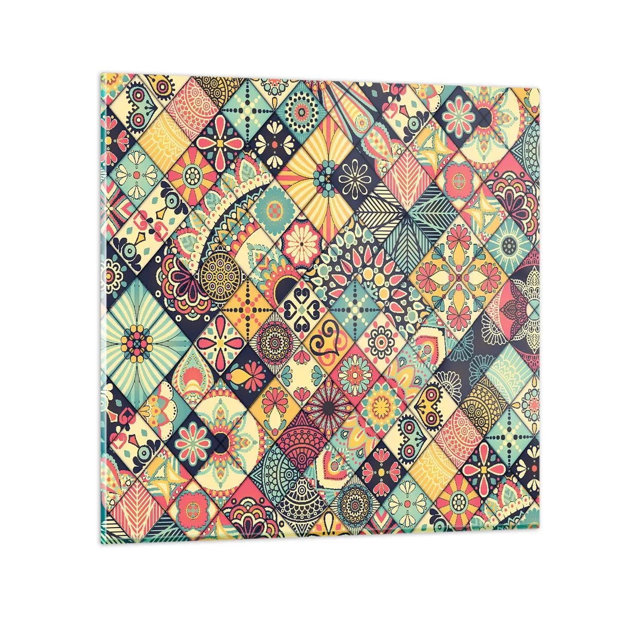 Impression sur verre - Image sur verre - Ambiance marocaine - 50x50 cm