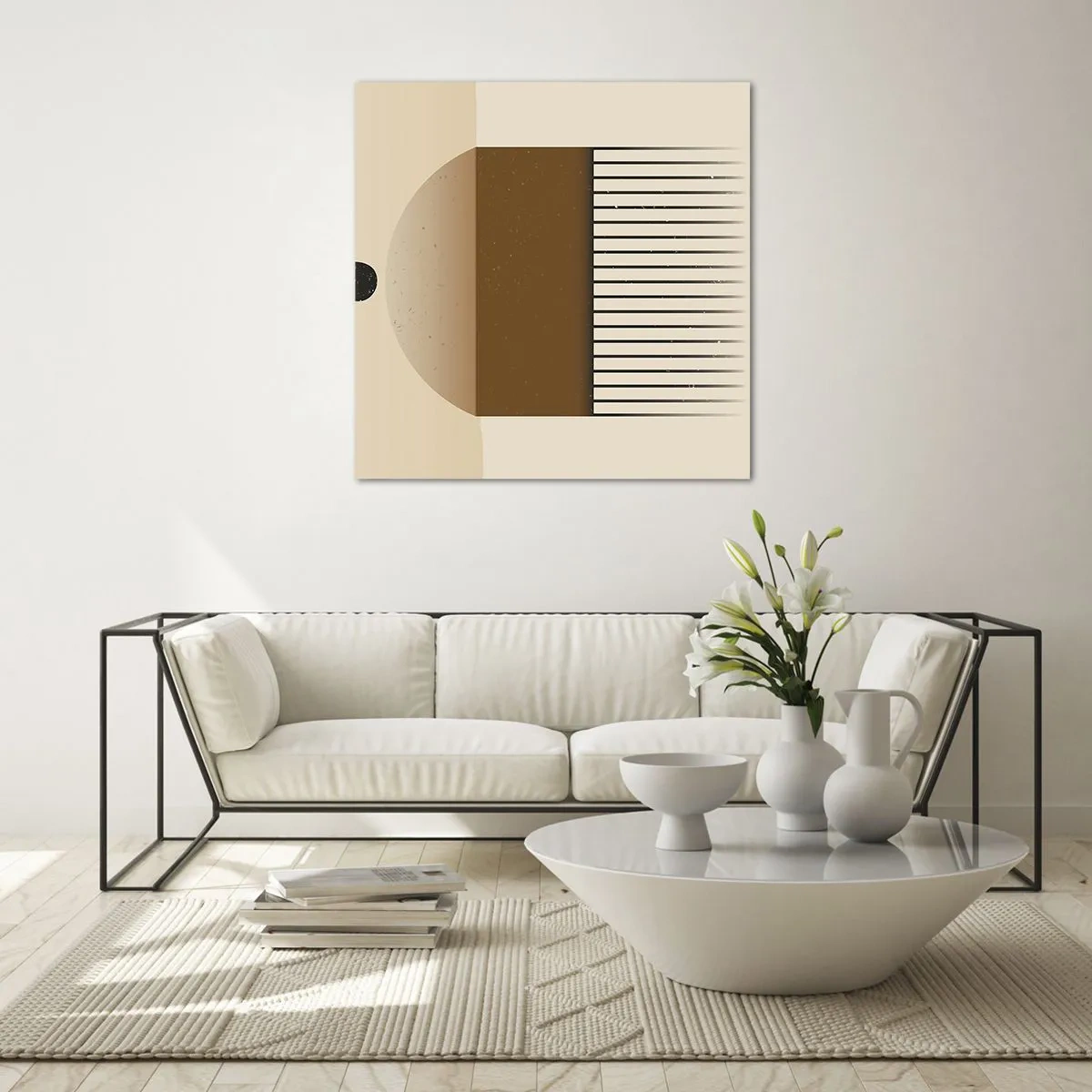 Impression sur verre - Image sur verre - Différents états - 70x70 cm