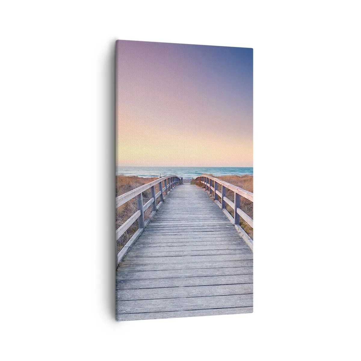 Impression sur toile - Image sur toile - Aurore baltique du soir - 55x100 cm