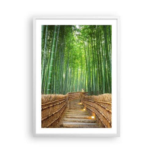 Affiche dans un cadre blanc - Poster - L'essence de la nature asiatique - 50x70 cm