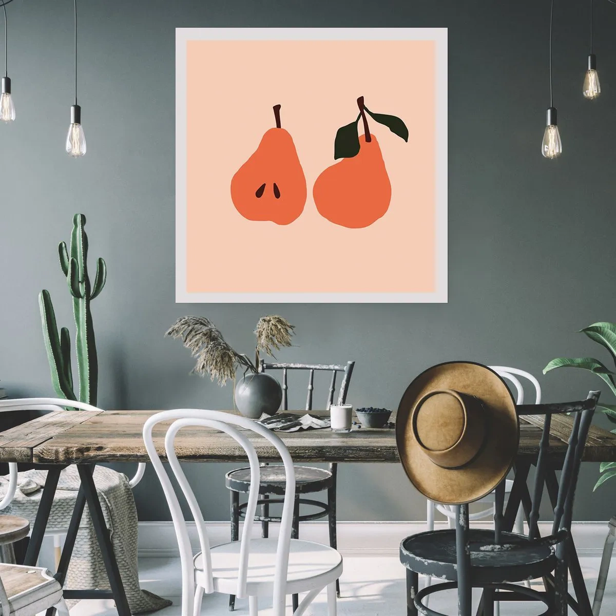 Affiche - Poster - La douceur elle-même - 40x40 cm