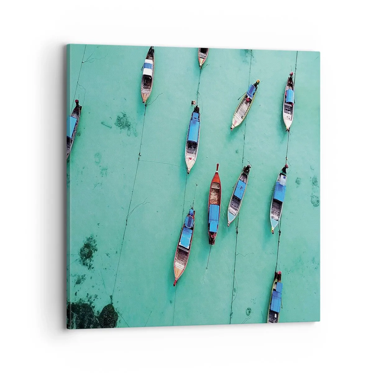 Impression sur toile - Image sur toile - Dans une attente jouyeuse - 70x70 cm