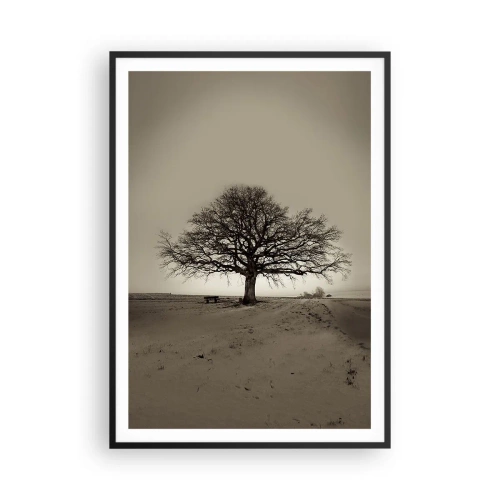 Affiche dans un cadre noir - Poster - D'ici à l'éternité - 70x100 cm