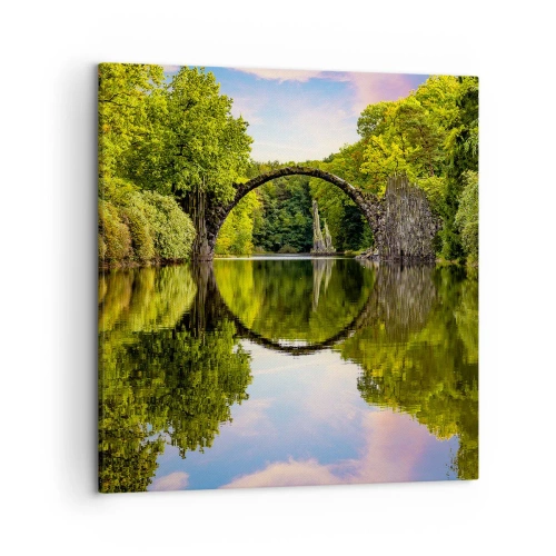 Impression sur toile - Image sur toile - À la jonction de deux mondes - 50x50 cm