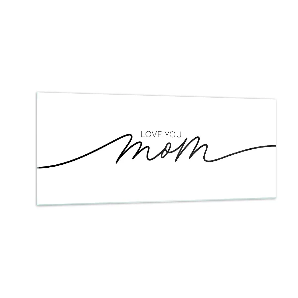 Impression sur verre - Image sur verre - Grand chamboulement - 100x40 cm