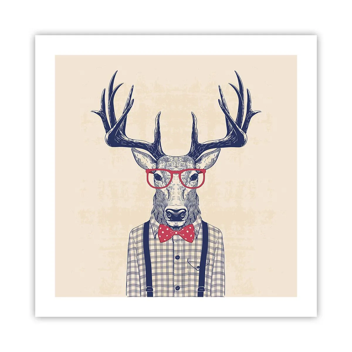 Affiche - Poster - Une extravagance amusante - 50x50 cm