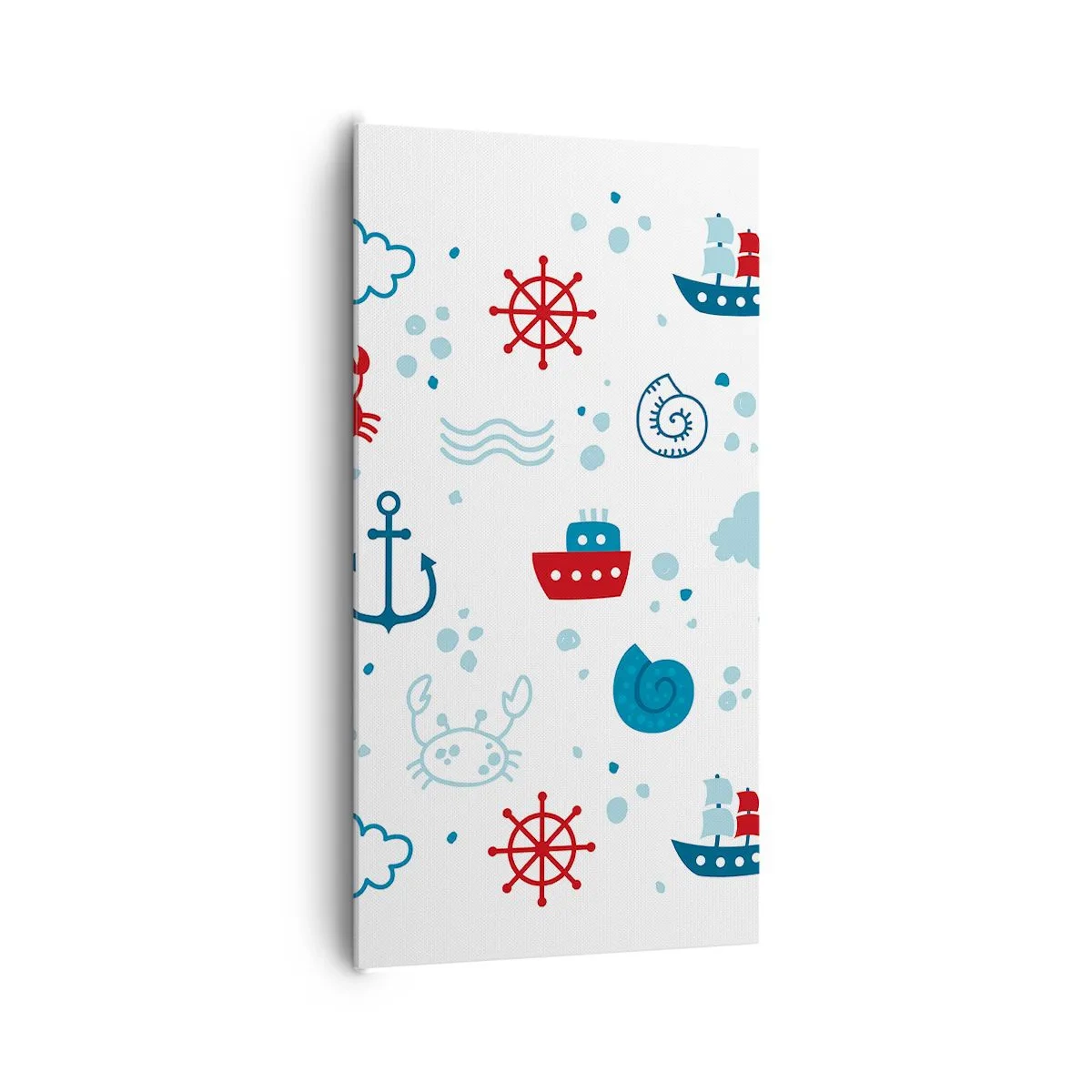 Impression sur toile - Image sur toile - Conte de fées de la mer - 65x120 cm