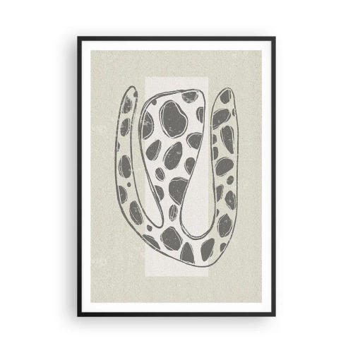 Affiche dans un cadre noir - Poster - Une étrange créature - 70x100 cm