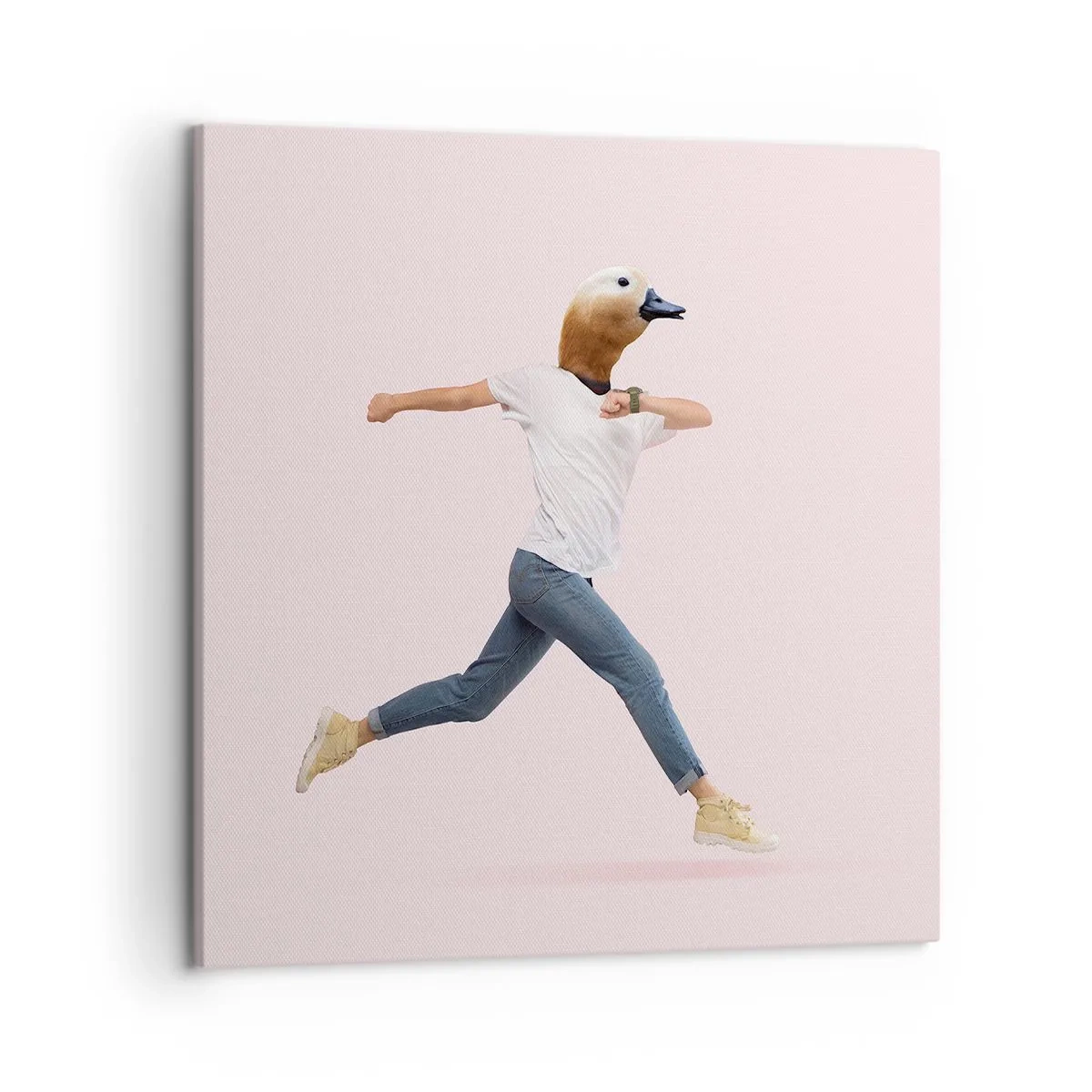 Impression sur toile - Image sur toile - Une pincée d'absurdité - 50x50 cm