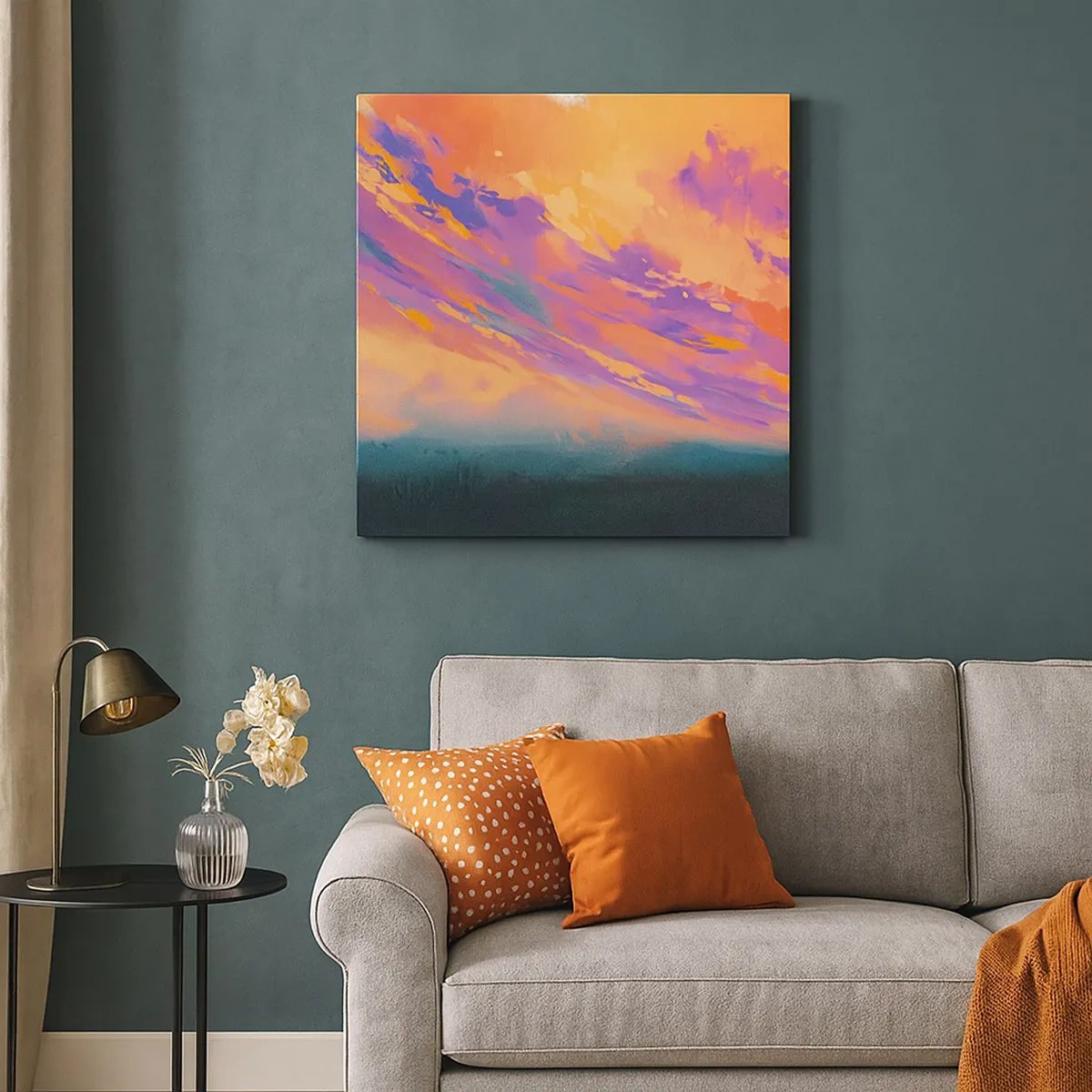 Impression sur toile - Image sur toile - La force d'attraction - 30x30 cm