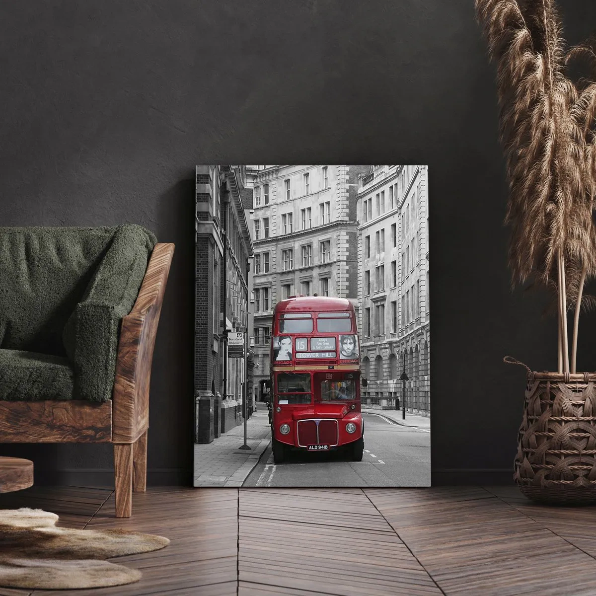 Impression sur toile - Image sur toile - La vie de tous les jours ne doit pas être grise - 65x120 cm