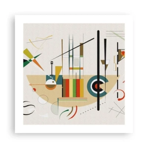Affiche - Poster - Et le monde s’amuse - 50x50 cm