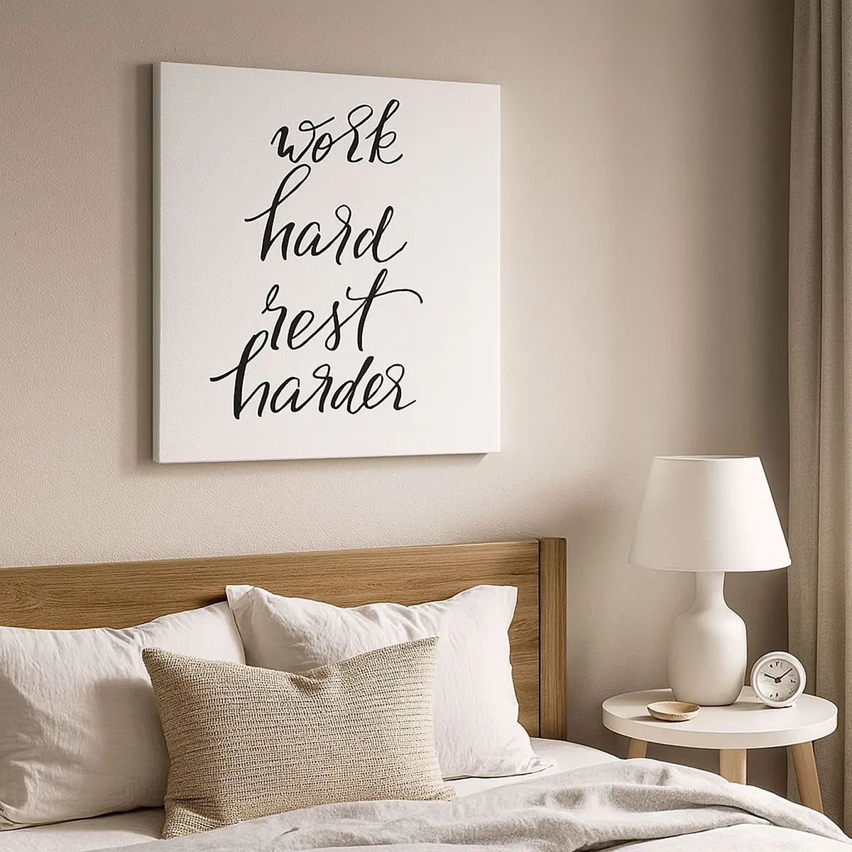 Impression sur toile - Image sur toile - Équilibre de vie - 30x30 cm