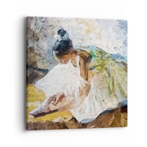 Impression sur toile - Image sur toile - D'après un tableau de Degas - 40x40 cm