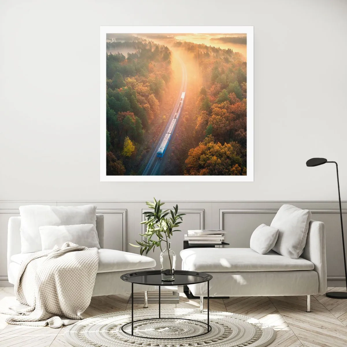 Affiche - Poster - Voyage printannier - 50x50 cm