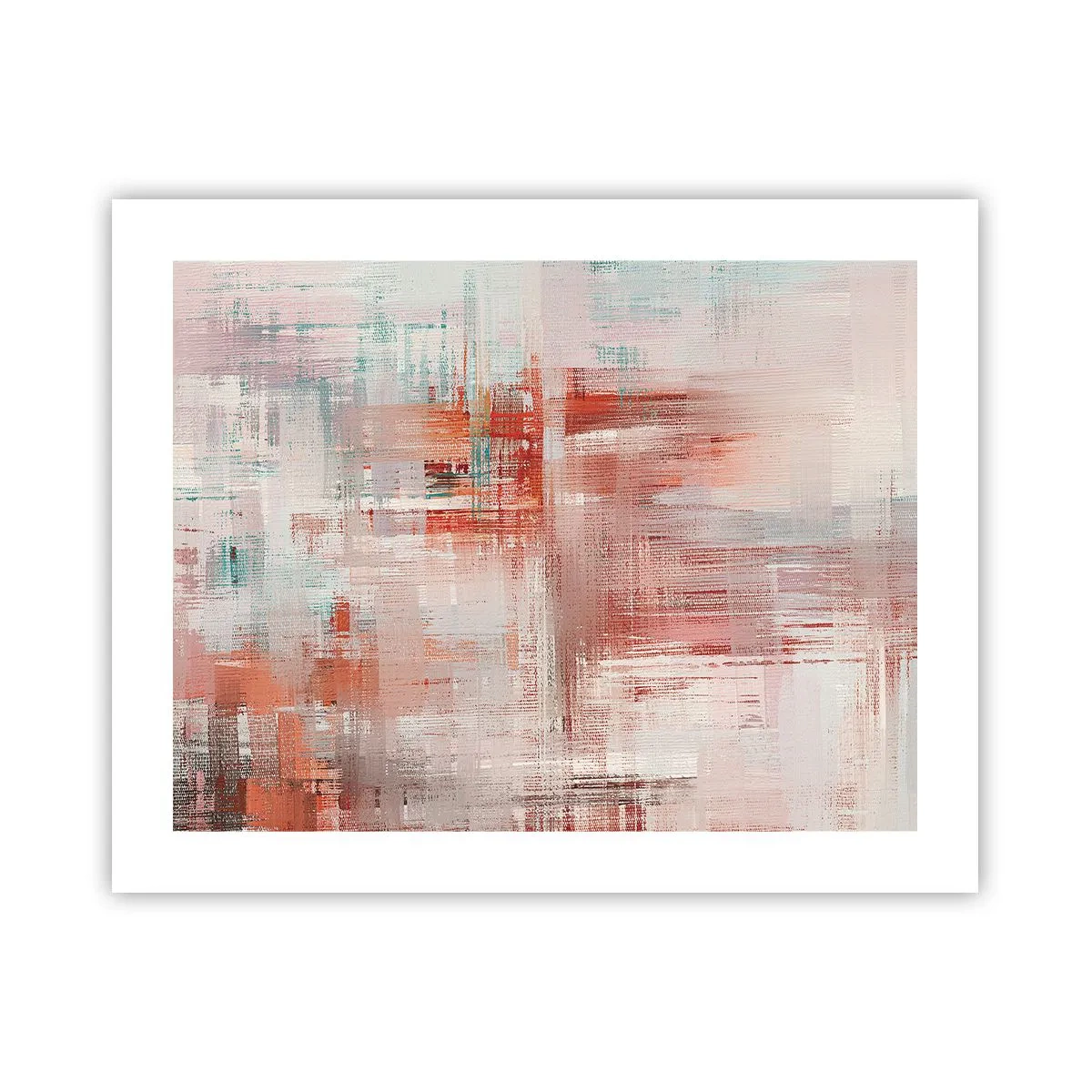Affiche - Poster - Brumeux. Mais rose - 50x40 cm