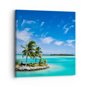 Impression sur toile - Image sur toile - Paradis sur Terre - 30x30 cm