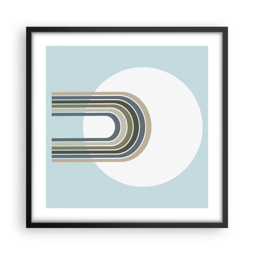 Affiche dans un cadre noir - Poster - Attraction irrésistible - 50x50 cm