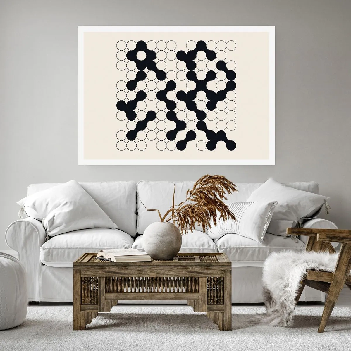 Affiche - Poster - Jeu chinois – variation - 70x50 cm