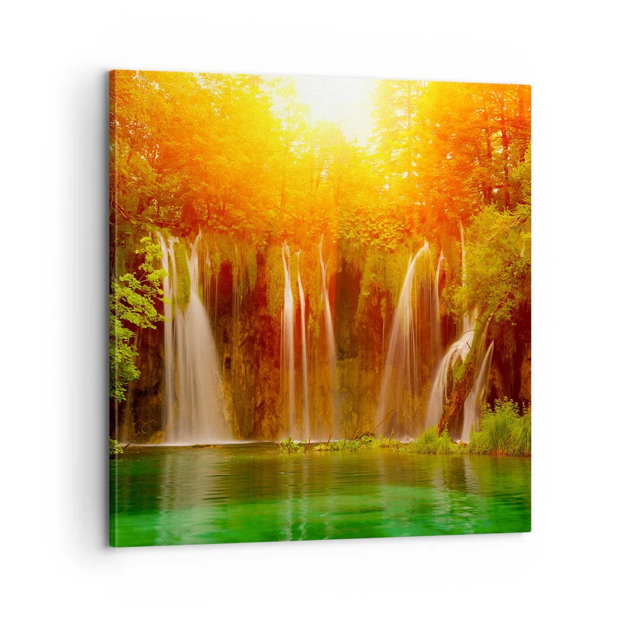 Impression sur toile - Image sur toile - Au soleil et à l'ombre - 60x60 cm