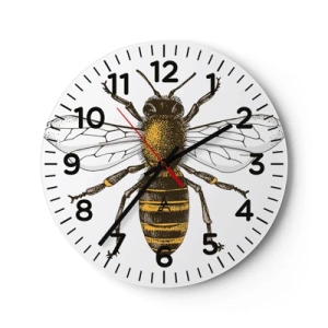 Horloge murale - Pendule murale - Belle et bonne - 30x30 cm