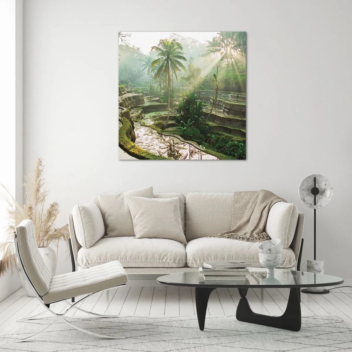 Impression sur verre - Image sur verre - Grandir au soleil - 50x50 cm