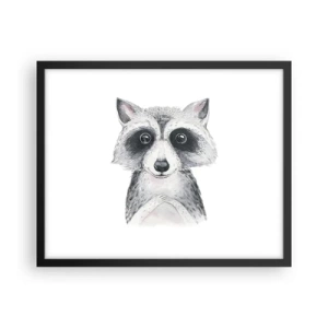 Affiche dans un cadre noir - Poster - Un moment pour s'émouvoir - 50x40 cm