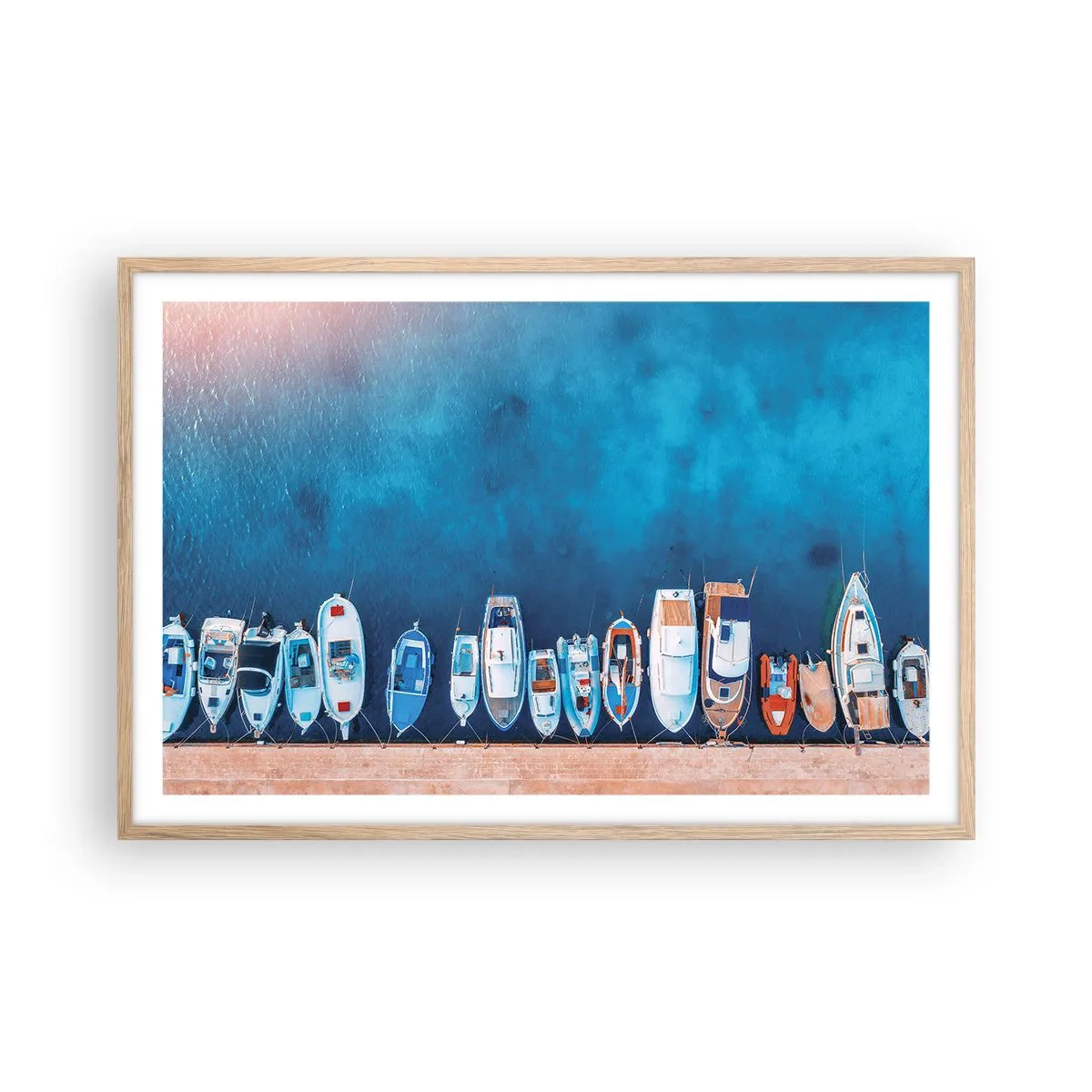 Affiche dans un chêne clair - Poster - En une seule fois - 91x61 cm