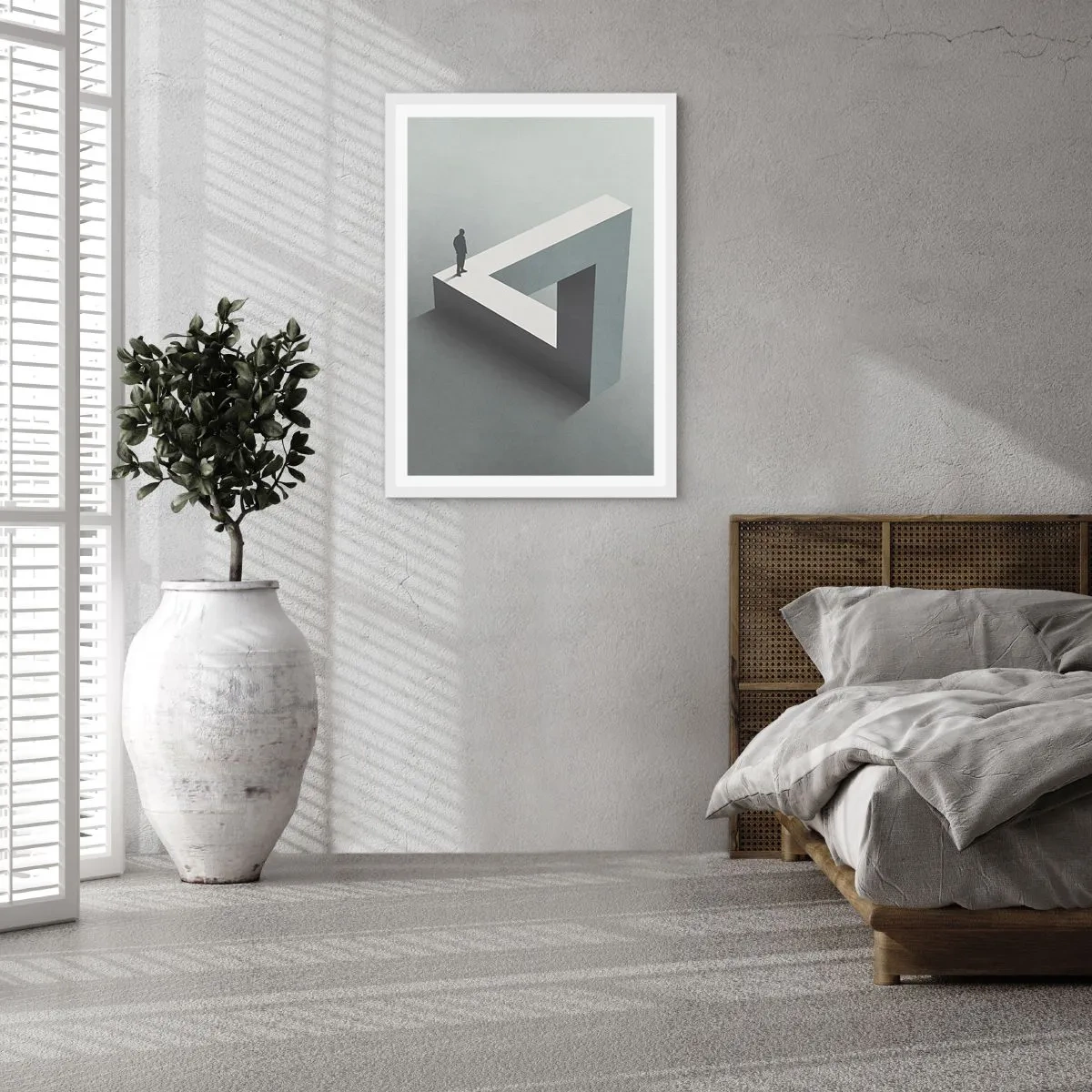 Affiche dans un cadre blanc - Poster - Mais c'est possible - 50x70 cm