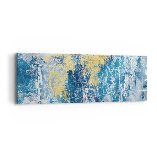Impression sur toile - Image sur toile - Abstraction du temps - 90x30 cm