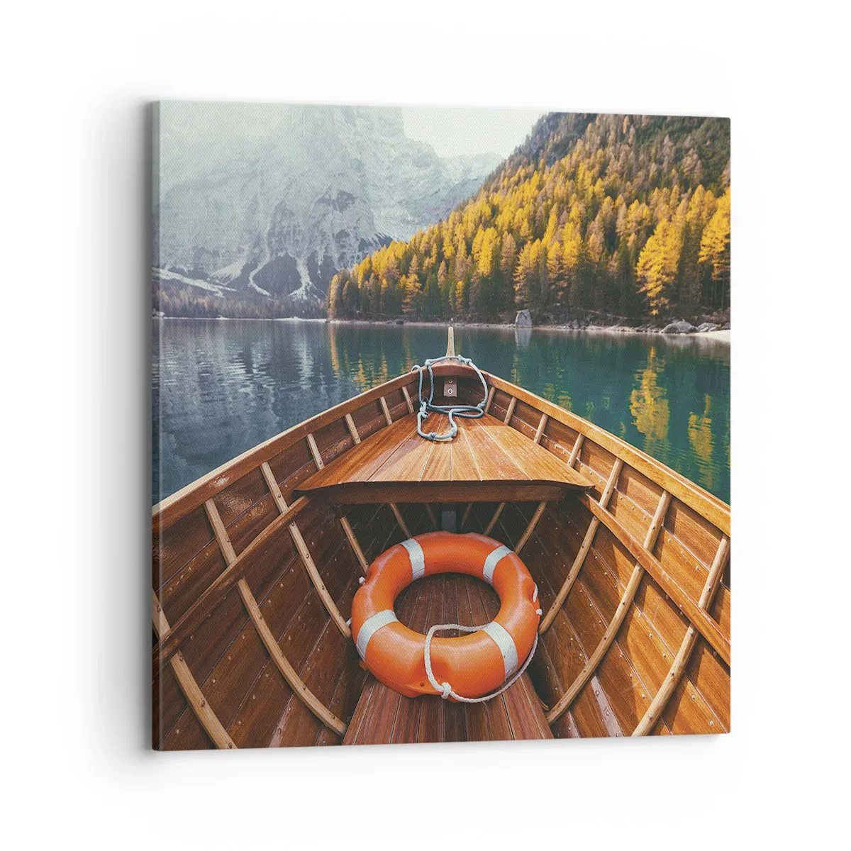 Impression sur toile - Image sur toile - Escapade en montagne - 70x70 cm