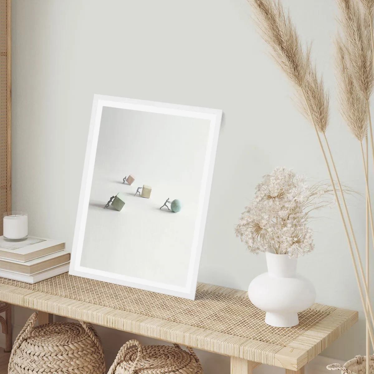 Affiche dans un cadre blanc - Poster - Rien que la vie - 61x91 cm