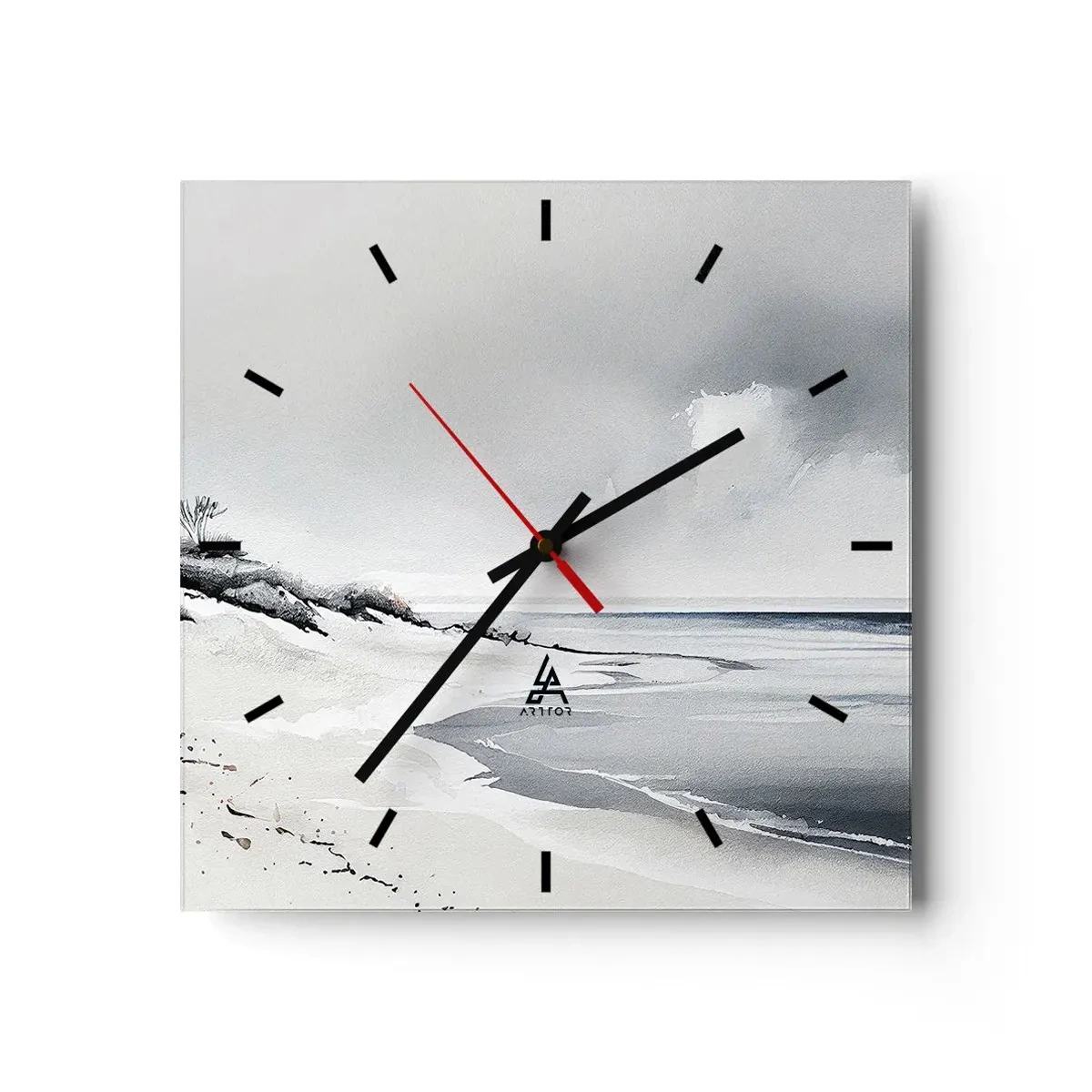 Horloge murale - Pendule murale - Ensemble depuis toujours - 40x40 cm