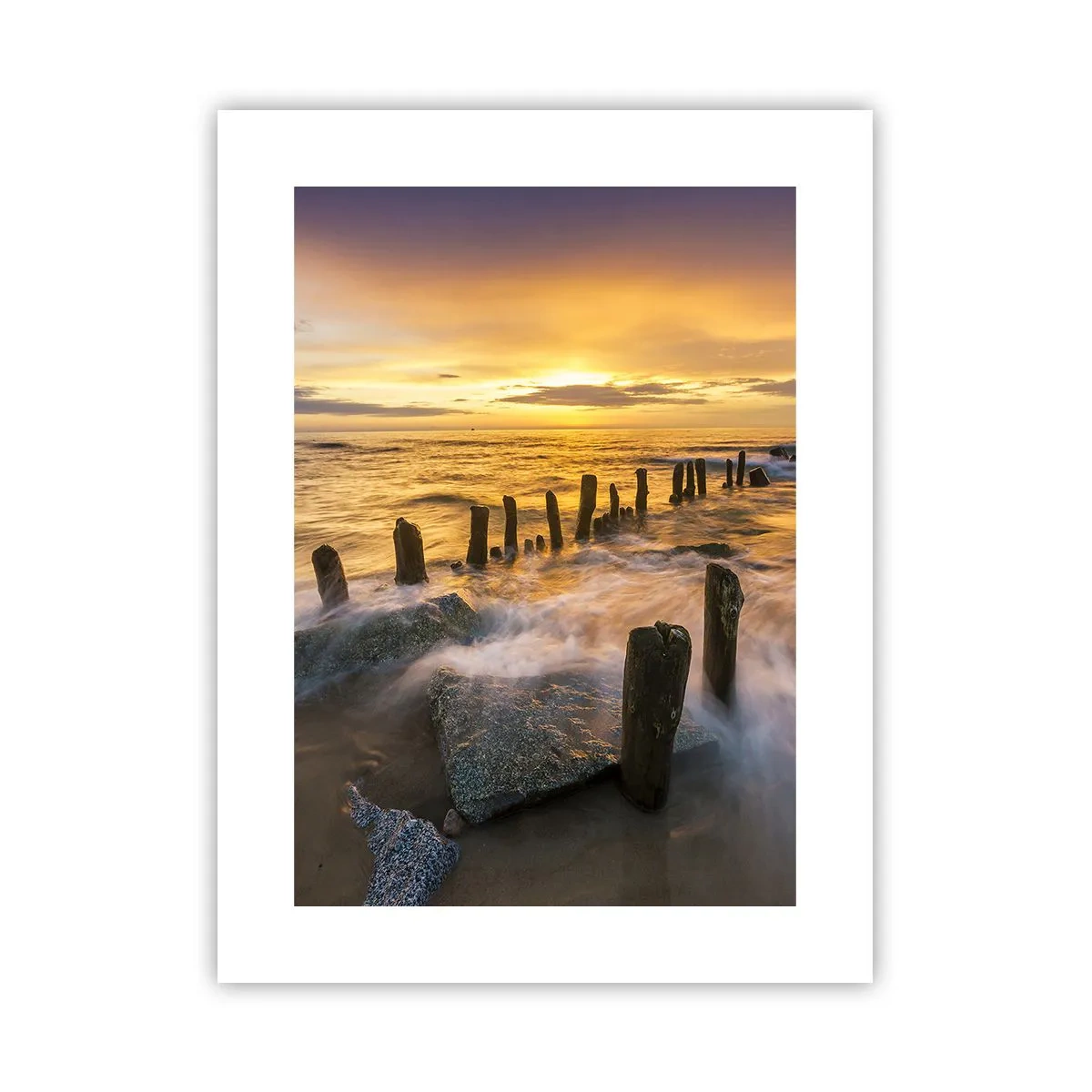 Affiche - Poster - La beauté brute de la mer Baltique - 30x40 cm