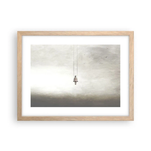 Affiche dans un chêne clair - Poster - Enfant en nous - 40x30 cm