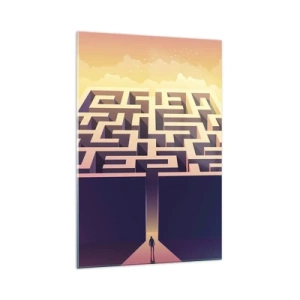 Impression sur verre - Image sur verre - Le temps de la décision - 70x100 cm