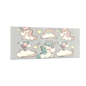 Impression sur verre - Image sur verre - Ils existe, c'est sûr… - 100x40 cm