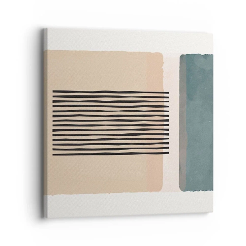 Impression sur toile - Image sur toile - Tout est en ordre - 30x30 cm