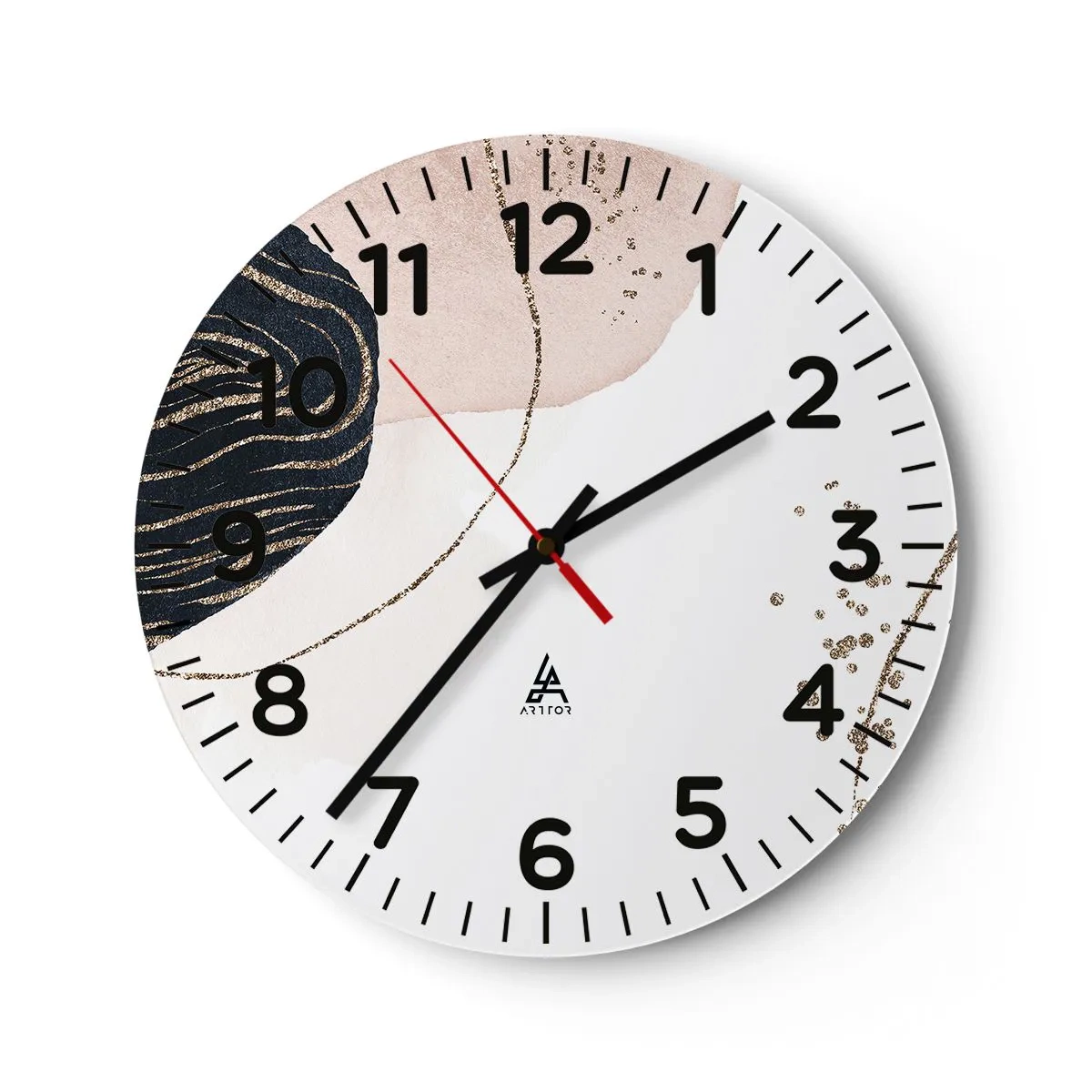 Horloge murale - Pendule murale - Tout coule - 30x30 cm