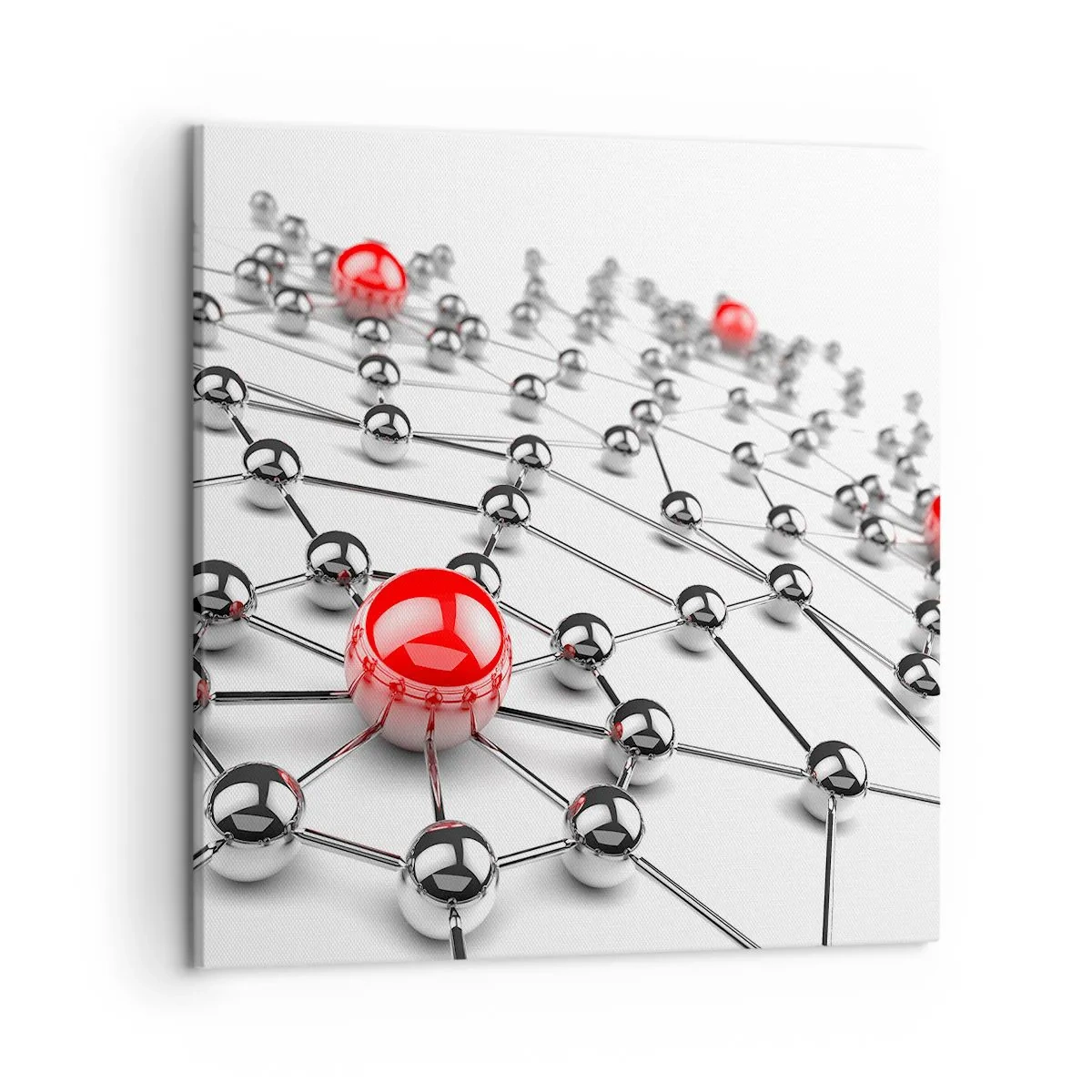 Impression sur toile - Image sur toile - Toile argentée - 50x50 cm