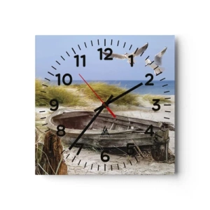 Horloge murale - Pendule murale - Bain de vent - 30x30 cm