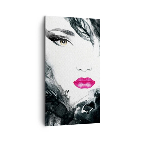 Impression sur toile - Image sur toile - Attention! Femme fatale - 45x80 cm
