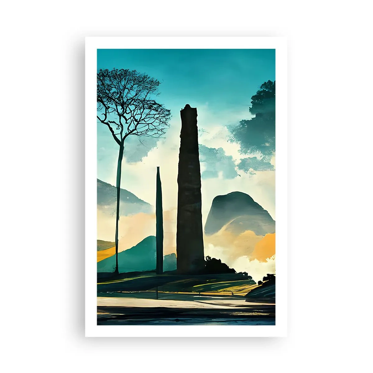 Affiche - Poster - Toujours de plus en plus haut - 61x91 cm