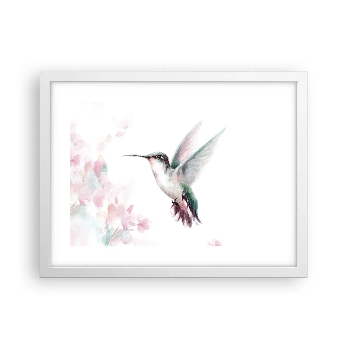 Affiche dans un cadre blanc - Poster - Immortalisé dans un battement - 40x30 cm