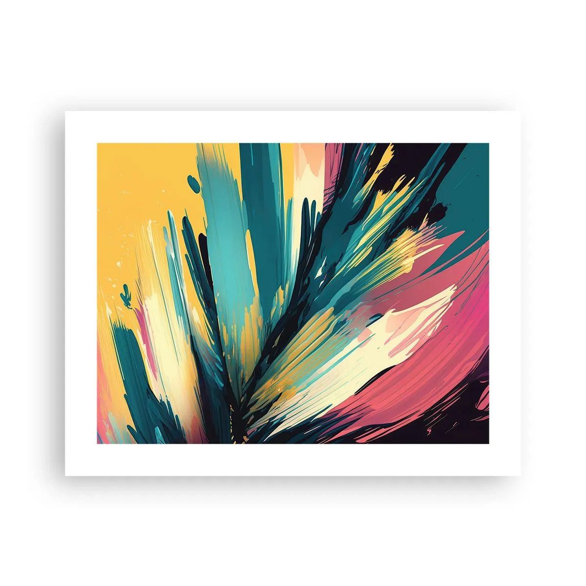 Affiche - Poster - Composition – une explosion de joie - 50x40 cm